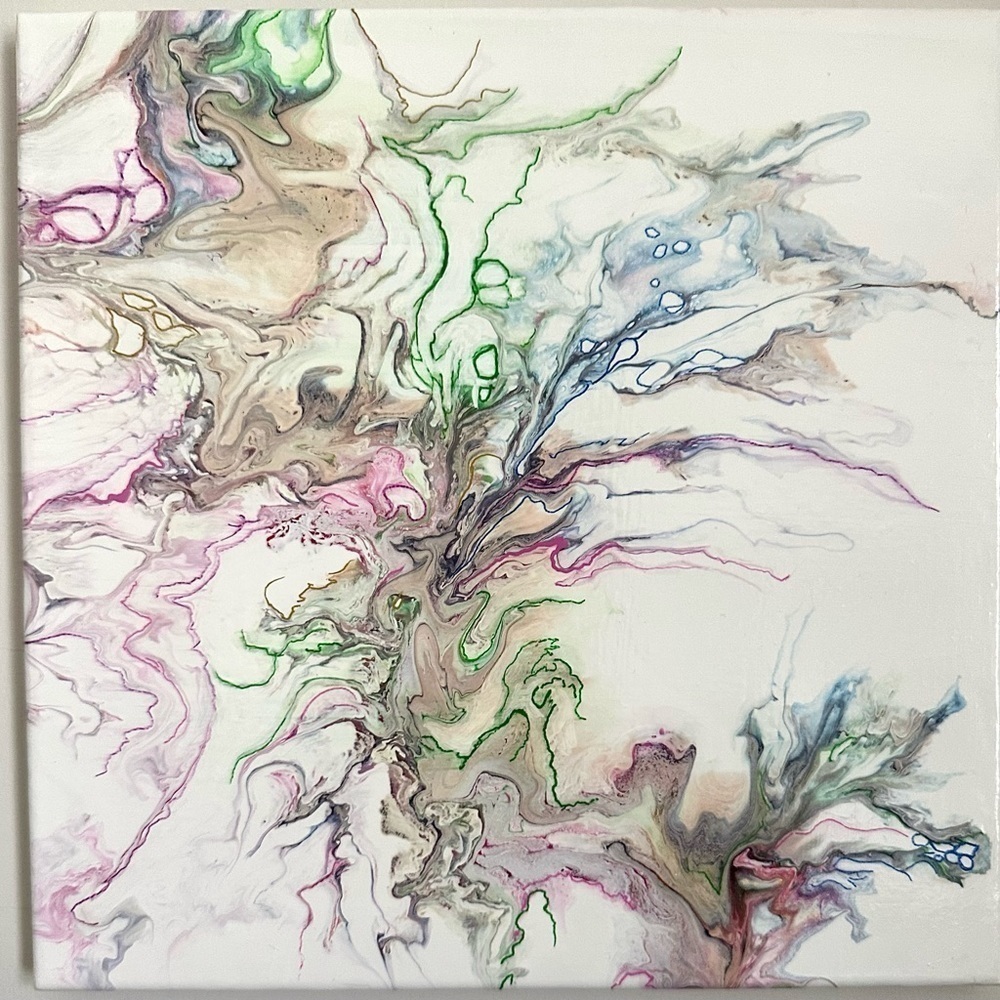 Original Acrylic Painting One of a Kind Unique Made in NC - Picture 5 of 5